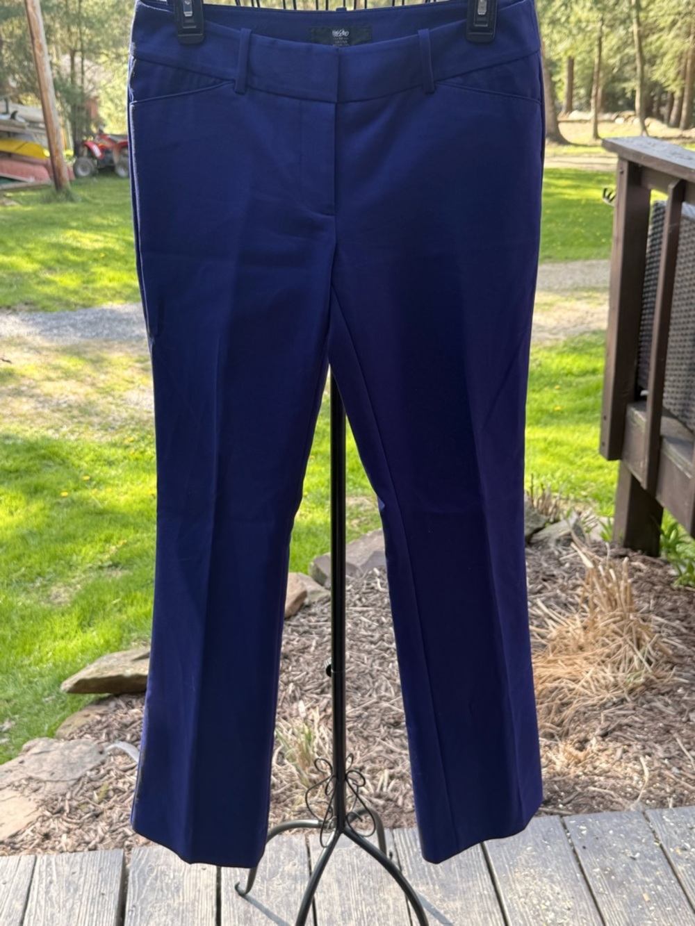 Mossimo Supply Co. Royal Blue Boot-Cut Pants